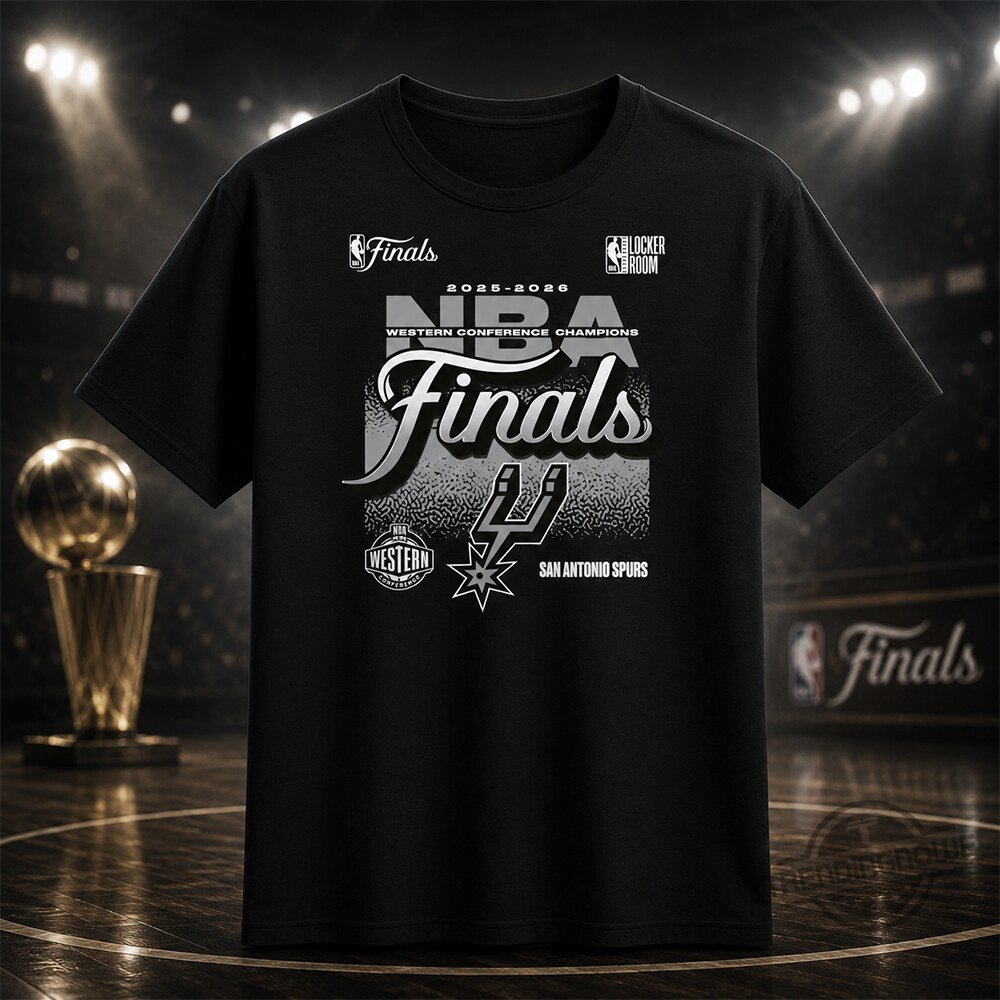 Spurs 2026 Conference Finals Champions Locker Room Shirt
